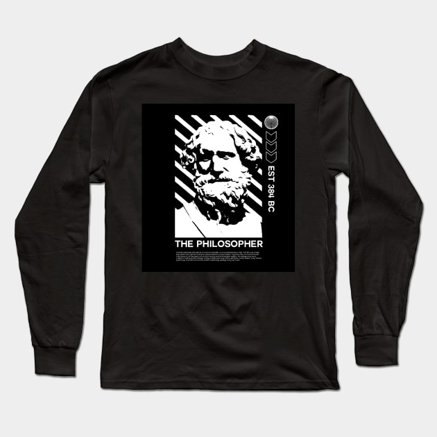 Aristotle Long Sleeve T-Shirt by WPAP46